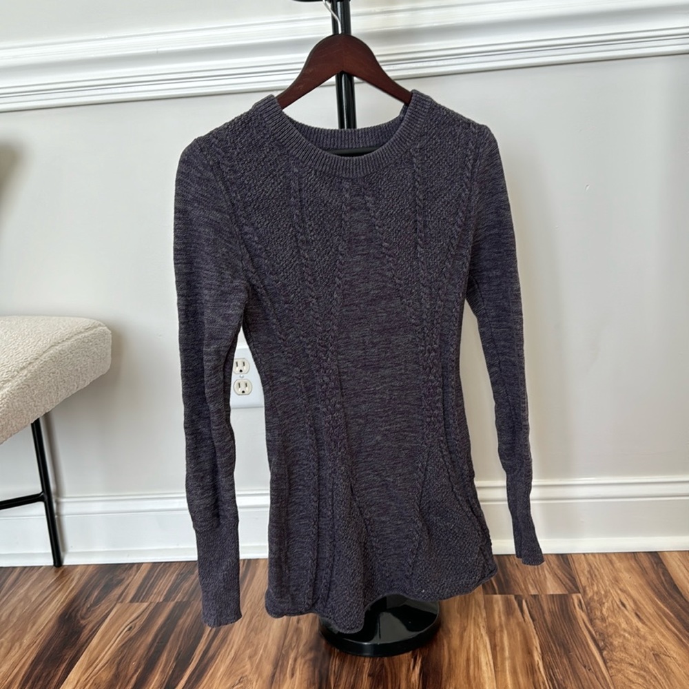 PattyBoutik cable knit sweater size small